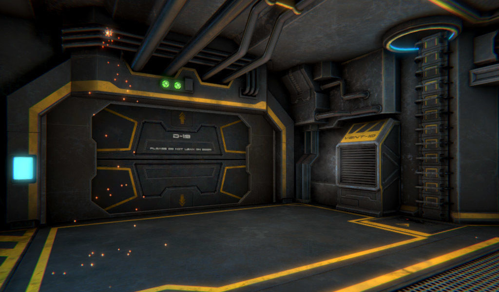 FPS Survival Sci-Fi game assets v1 Low-poly 3D model_13