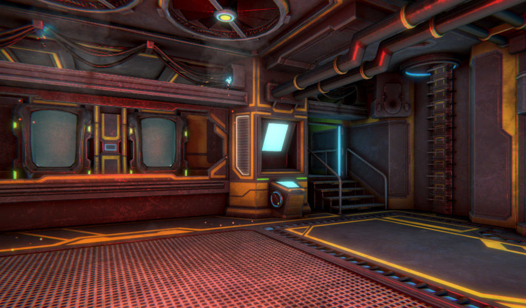 FPS Survival Sci-Fi game assets v1 Low-poly 3D model_14