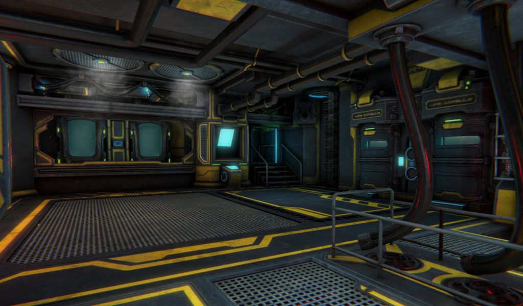 FPS Survival Sci-Fi game assets v1 Low-poly 3D model_16