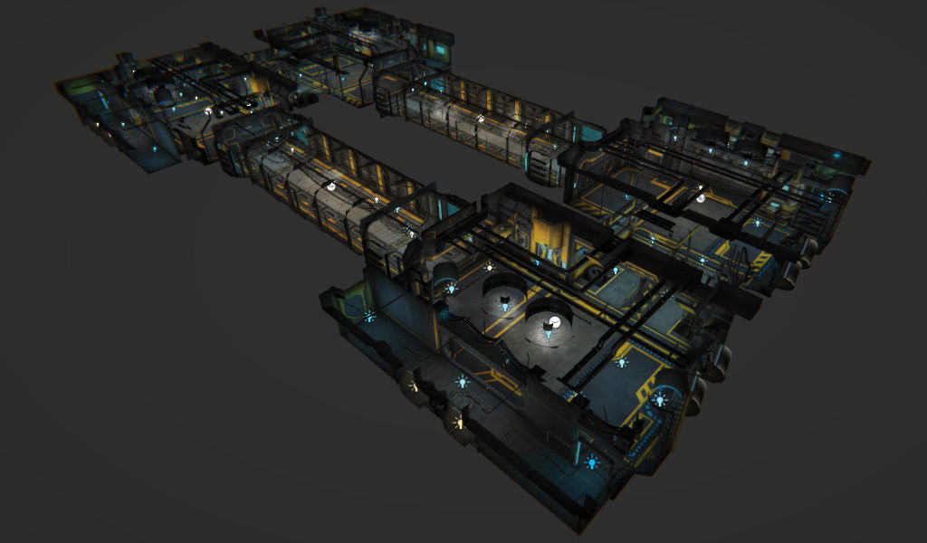 FPS Survival Sci-Fi game assets v1 Low-poly 3D model_3