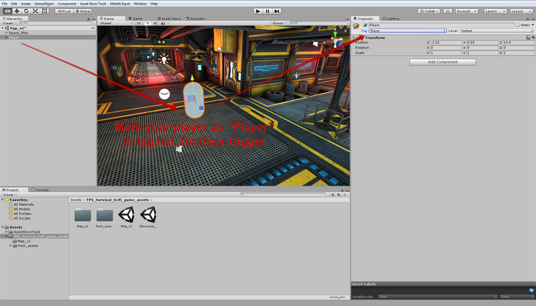 FPS Survival Sci-Fi game assets v1 Low-poly 3D model_26