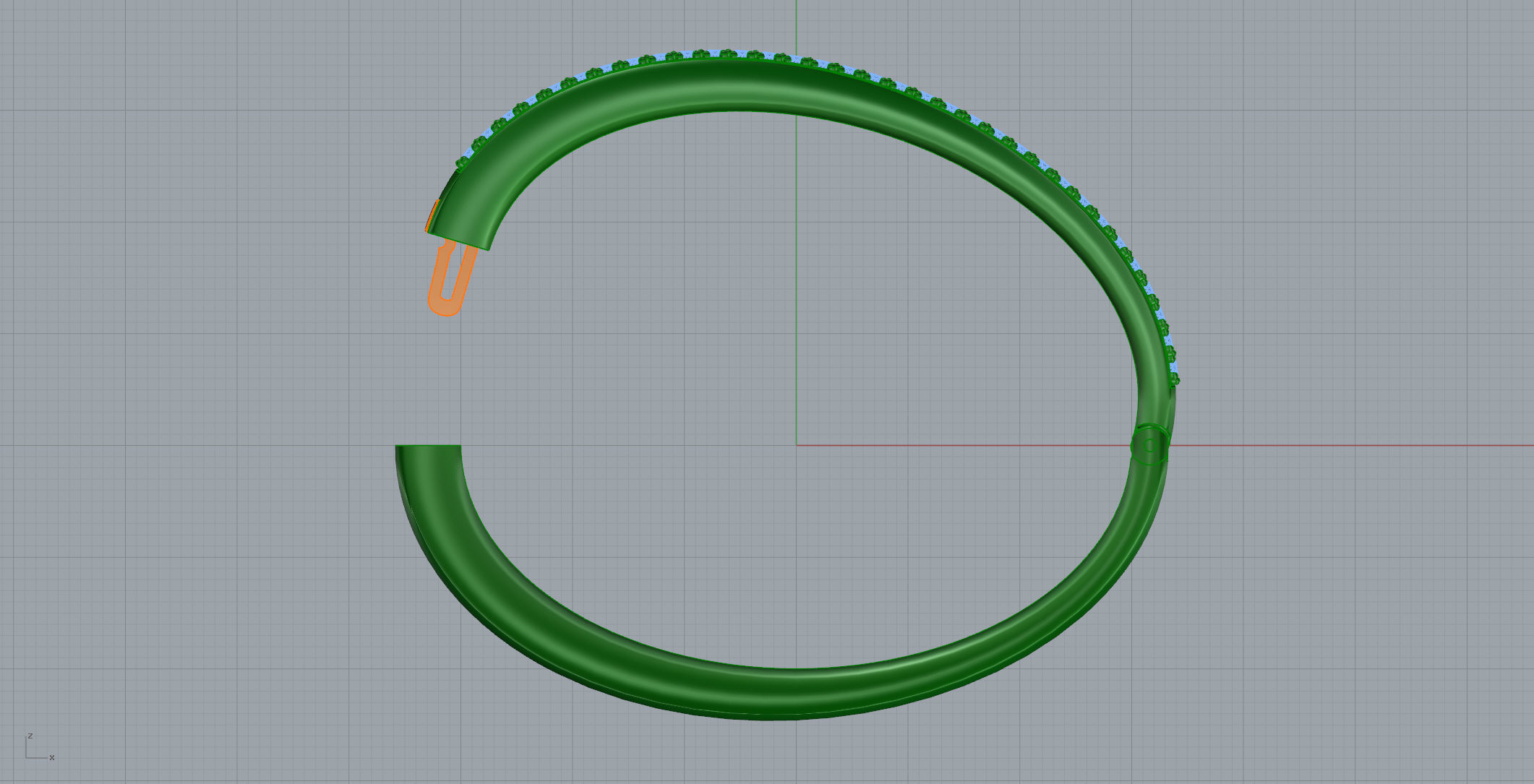 Gemstone Bracelets 3D print model_5