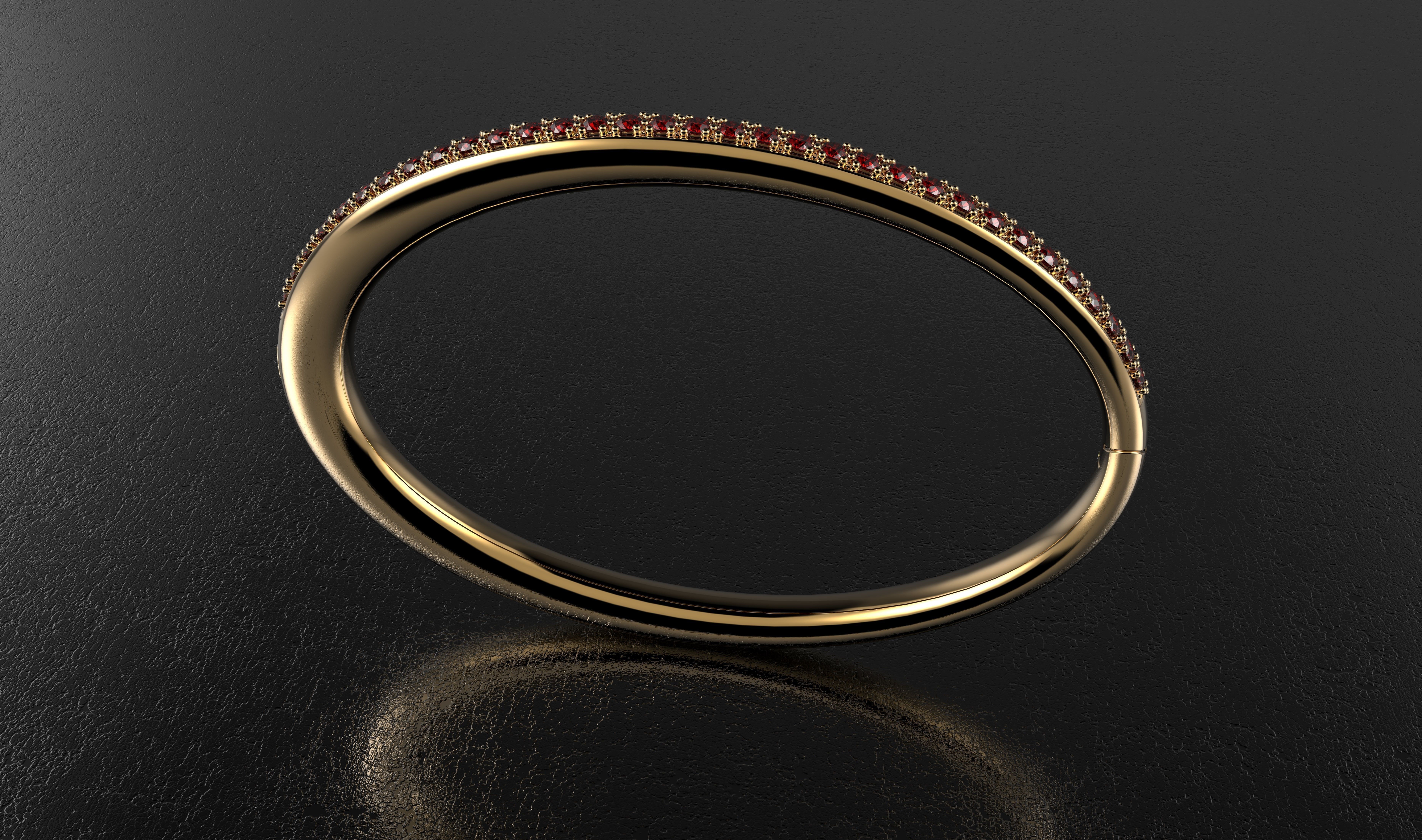 Gemstone Bracelets 3D print model_2