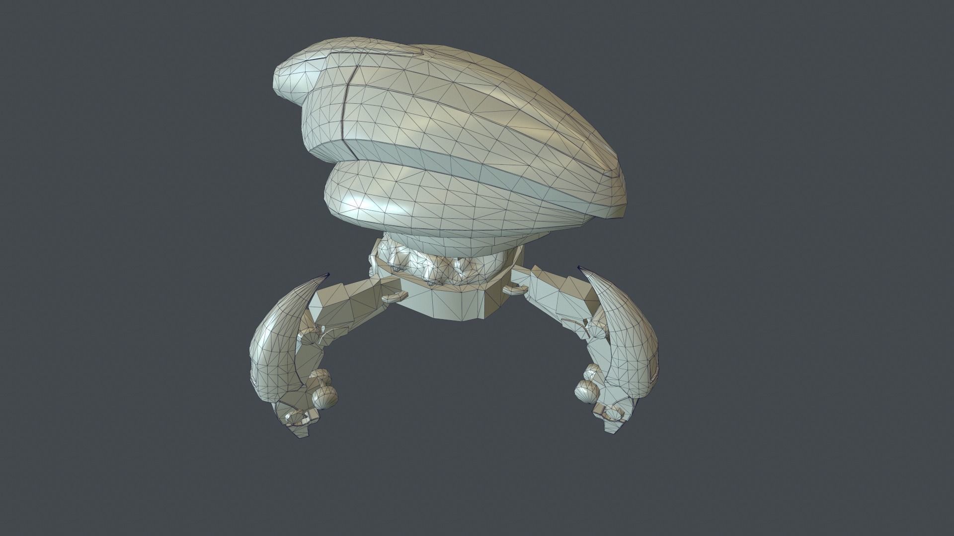 Droid low-poly star wars robot Low-poly 3D model_9