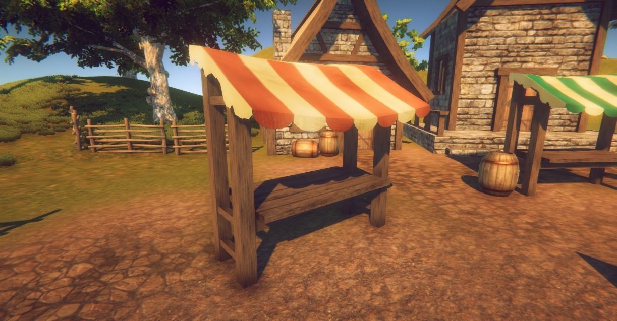 Medieval Village Pack Low-poly 3D model_5