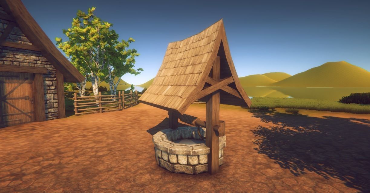 Medieval Village Pack Low-poly 3D model_3