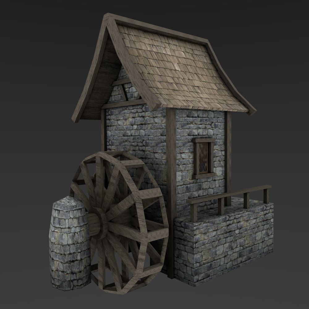 Medieval Village Pack Low-poly 3D model_9