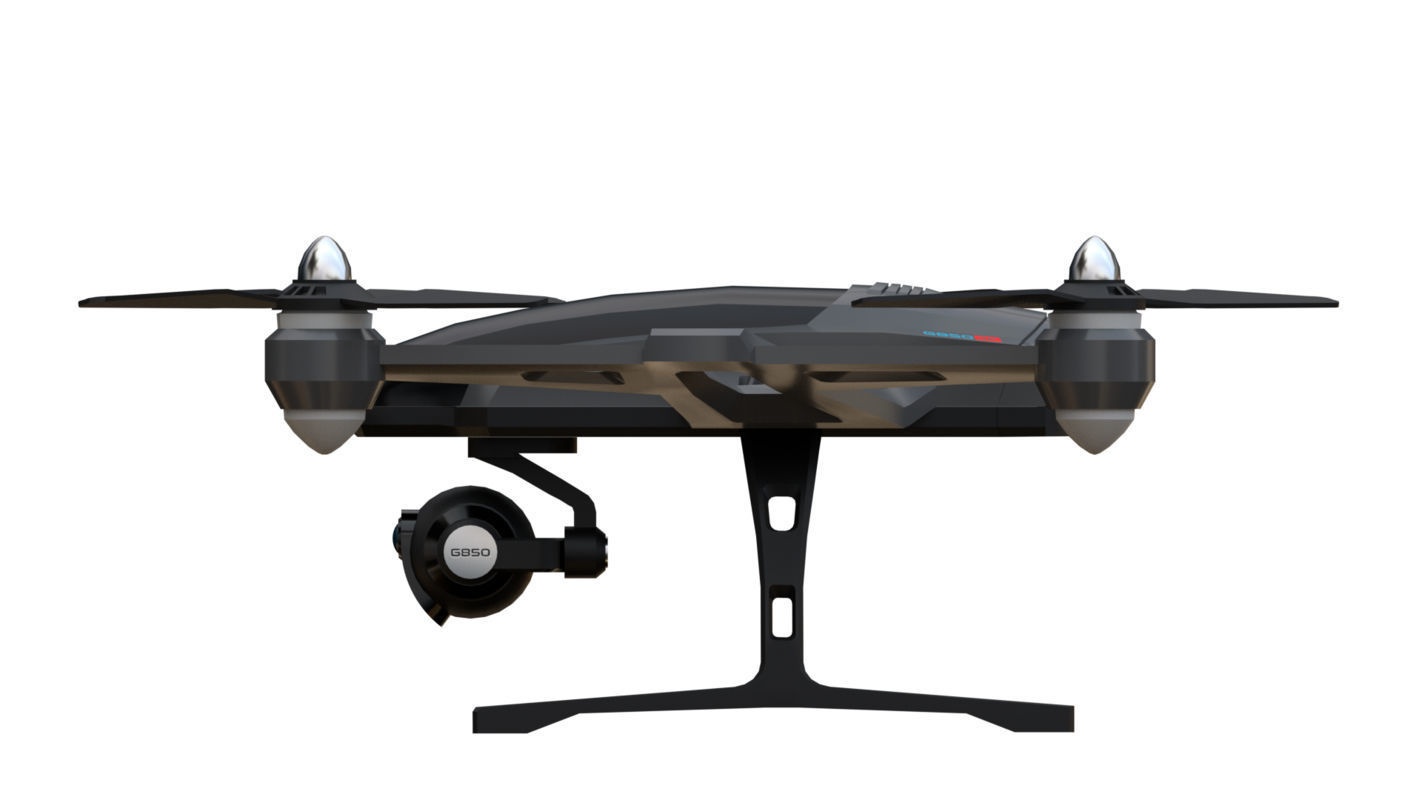 PBR QUADCOPTER DRONE Low-poly 3D model_3