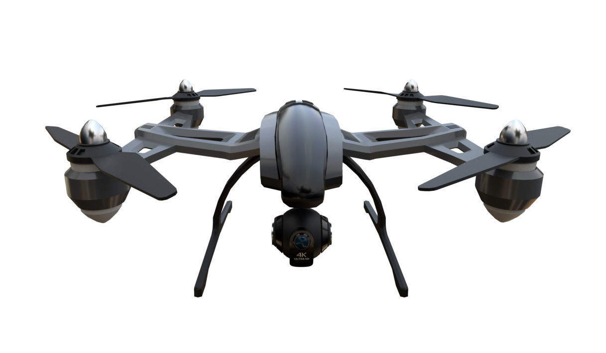 PBR QUADCOPTER DRONE Low-poly 3D model_1