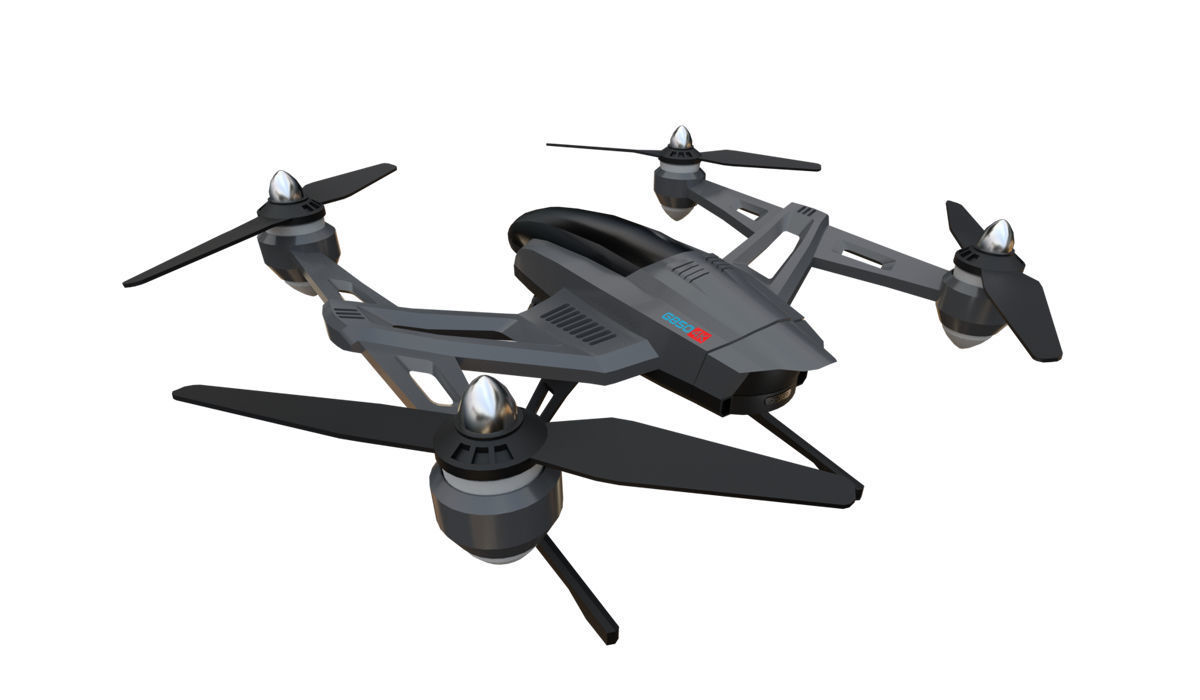 PBR QUADCOPTER DRONE Low-poly 3D model_2