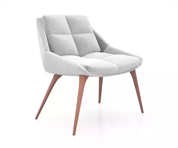 Columbus Lounge Chair  by Modloft 3D model