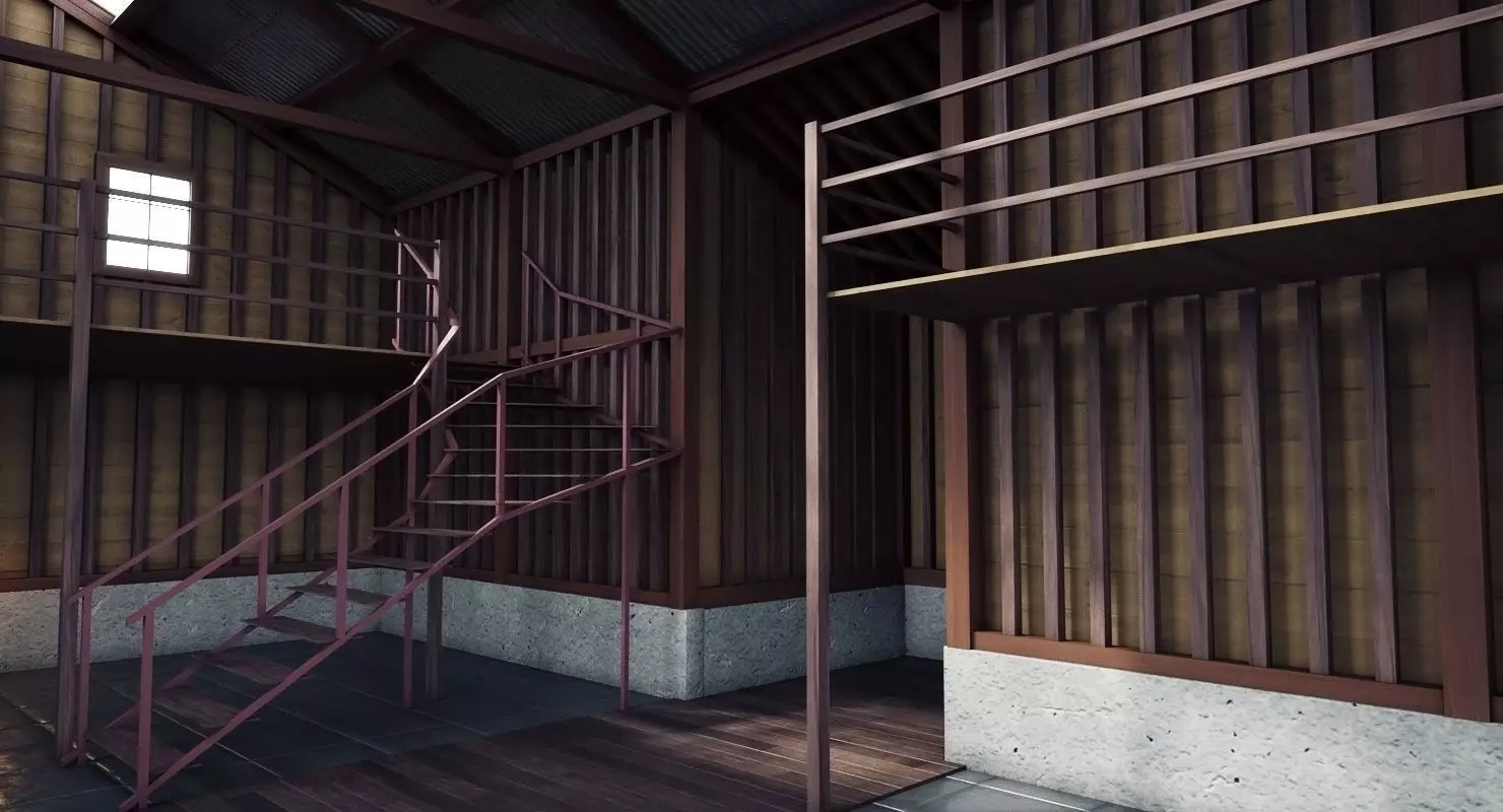 Interior Special Low-poly 3D model_0