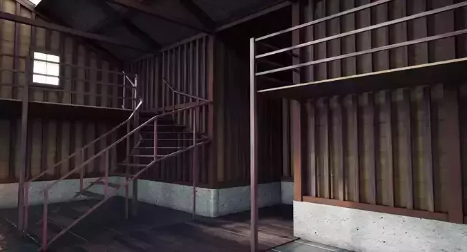 Interior Special Low-poly 3D model