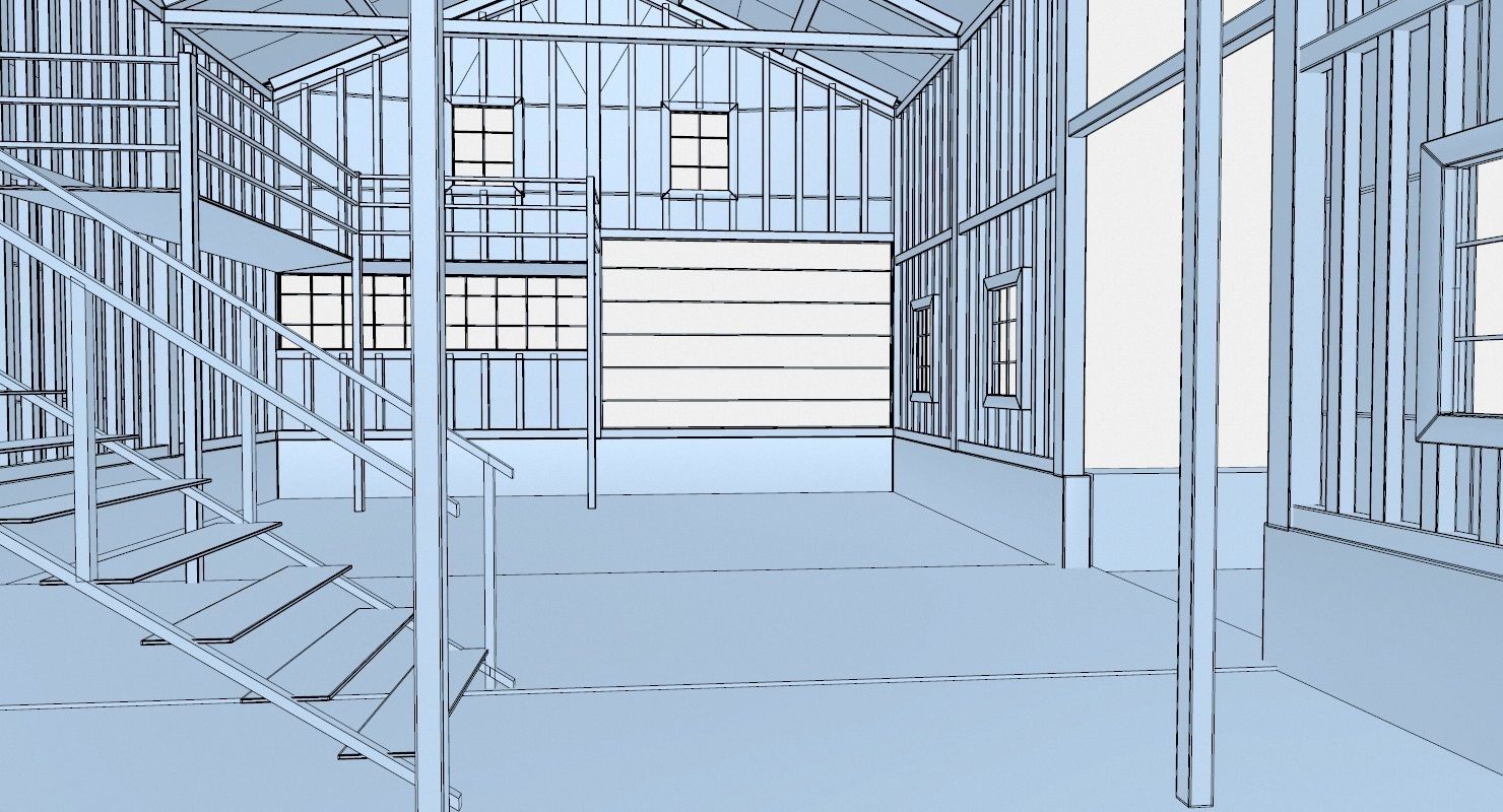 Interior Special Low-poly 3D model_12