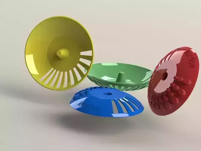 Rog-Toc plastic disc with hole in middle