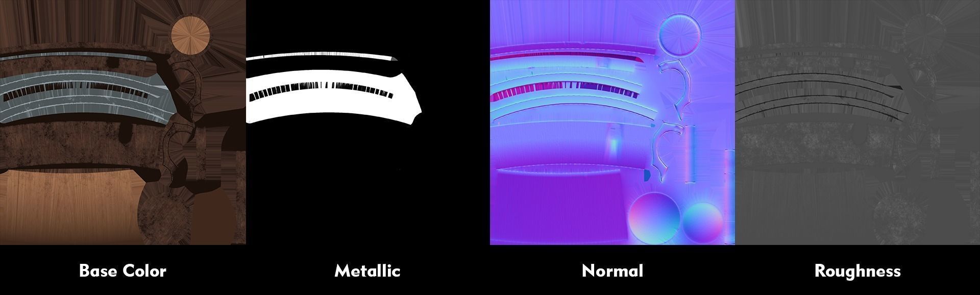 Medieval Mug Low-poly 3D model_6