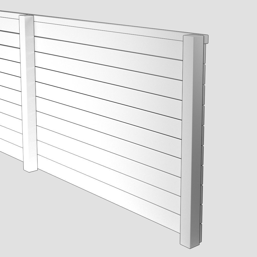 Fence 06 3D model_5