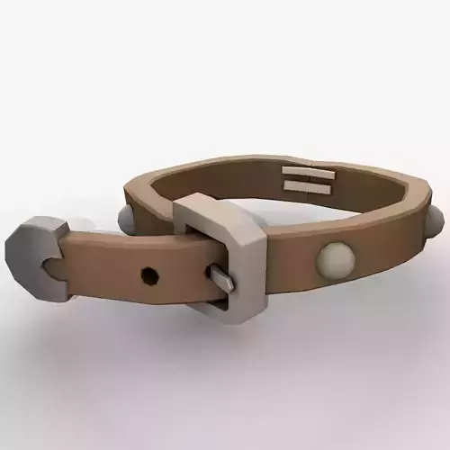 Cartoon belt lowpoly vr ar 