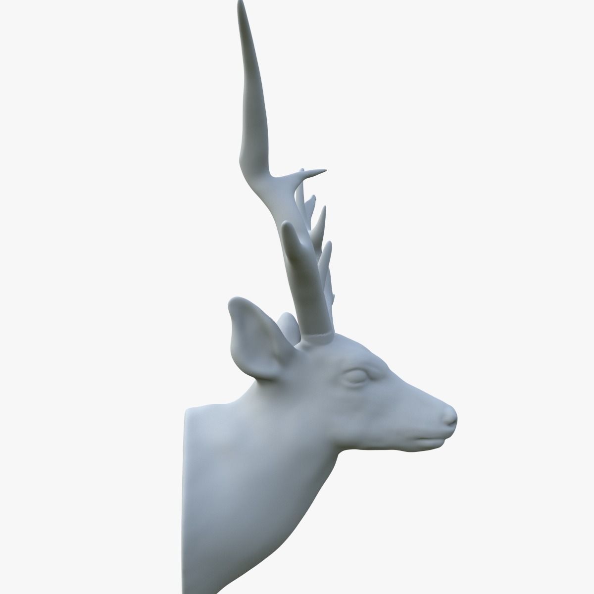 scarecrow deer head  3D model_2
