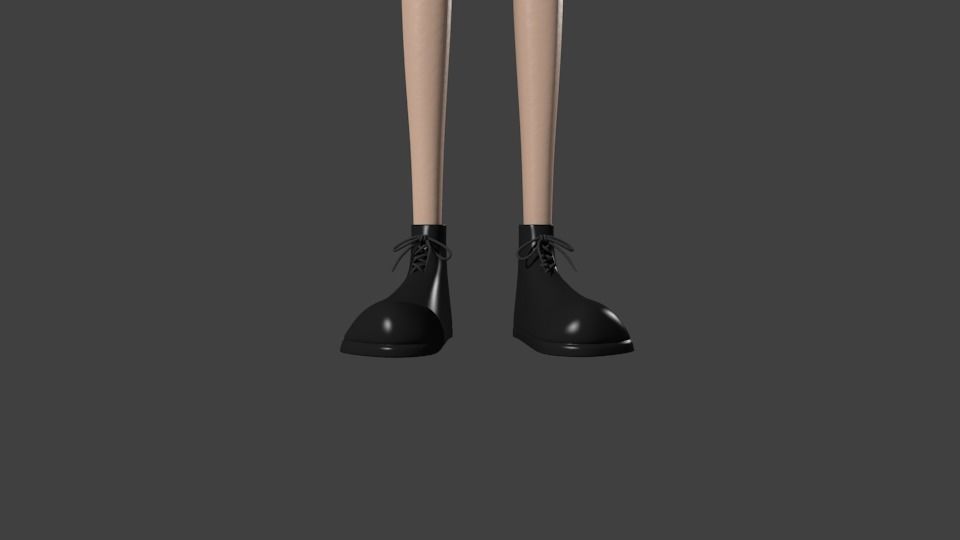 3d cartoony boy character 3D model_5