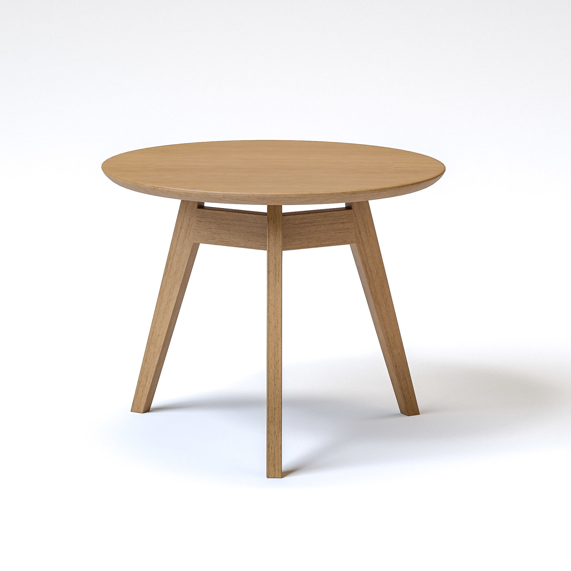 UHS Group Penny Round table Wood 3D model_1