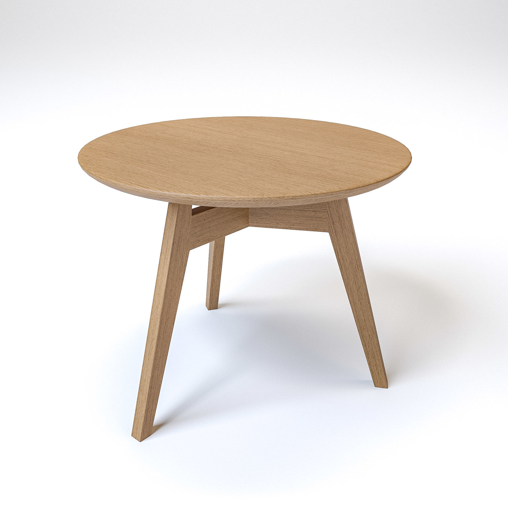 UHS Group Penny Round table Wood 3D model_5