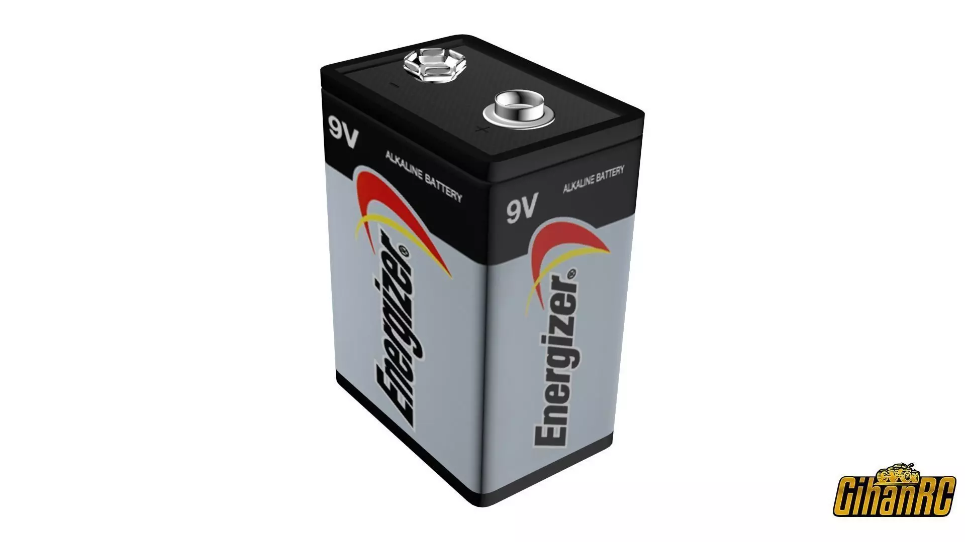 Energizer 9V Battery Game-Ready Model Low-poly 3D model