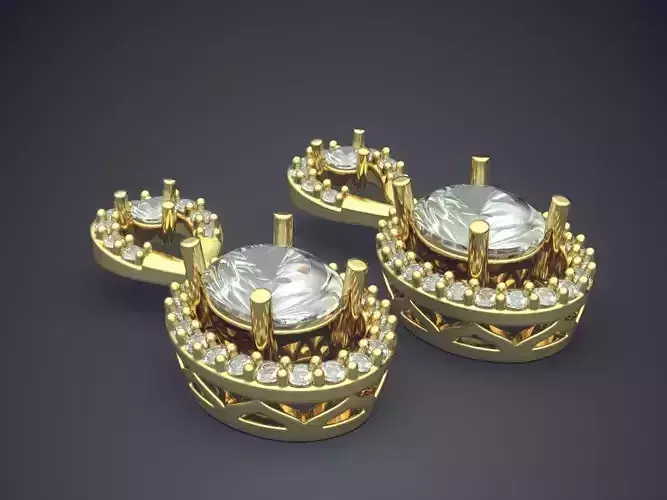 Luxurious Vintage Unique Earrings