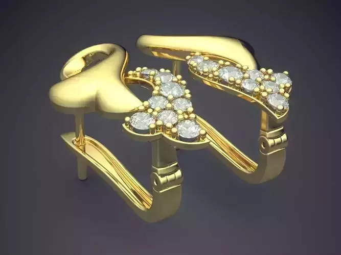 Beautiful Everyday Earrings with Diamonds