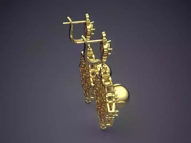 Vintage Unique Luxurious Earrings