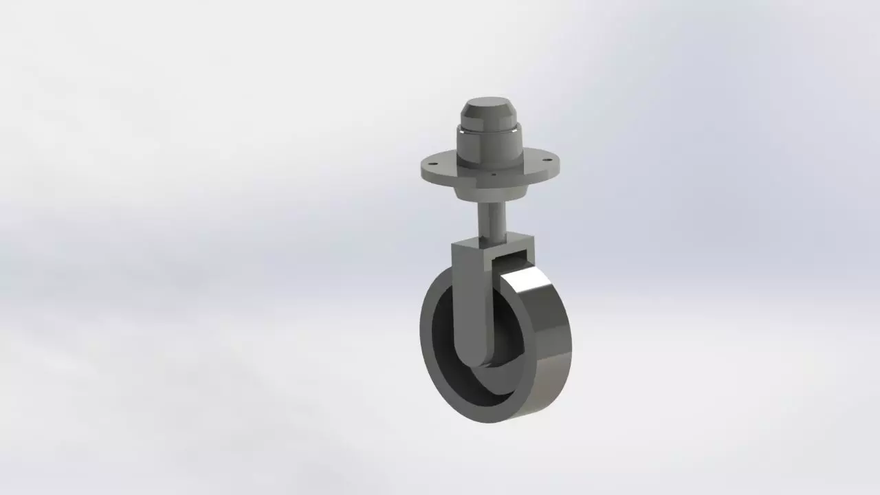Swivel Wheel 575 Free 3D model