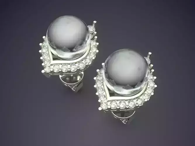 Classic Luxurious Everyday Earrings with Pearl