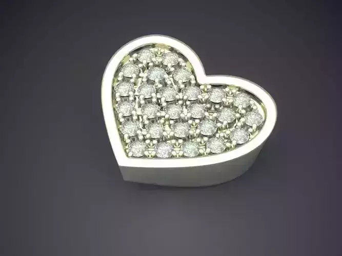 Beautiful Unique Golden Heart-Shaped Earrings