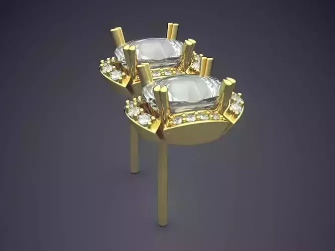 Casual Luxurious Earrings with Diamonds