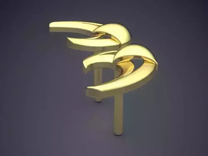 Beautiful Unique Moon-Shape Golden Earrings