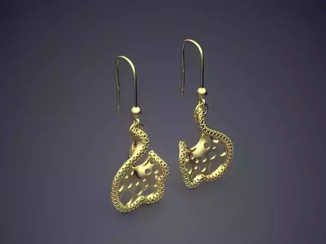 Extraordinary Modern Abstract Earrings