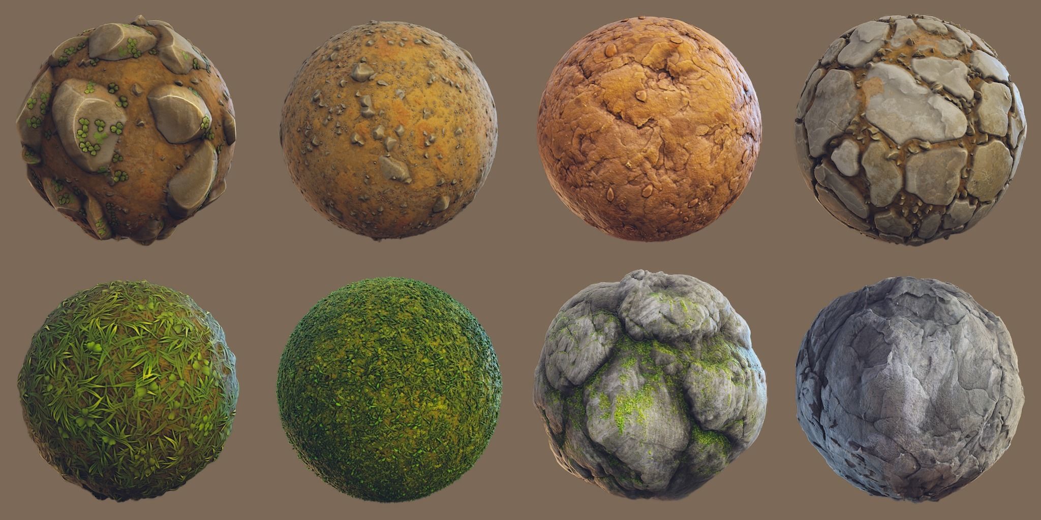 Forest - Stylized PBR materials