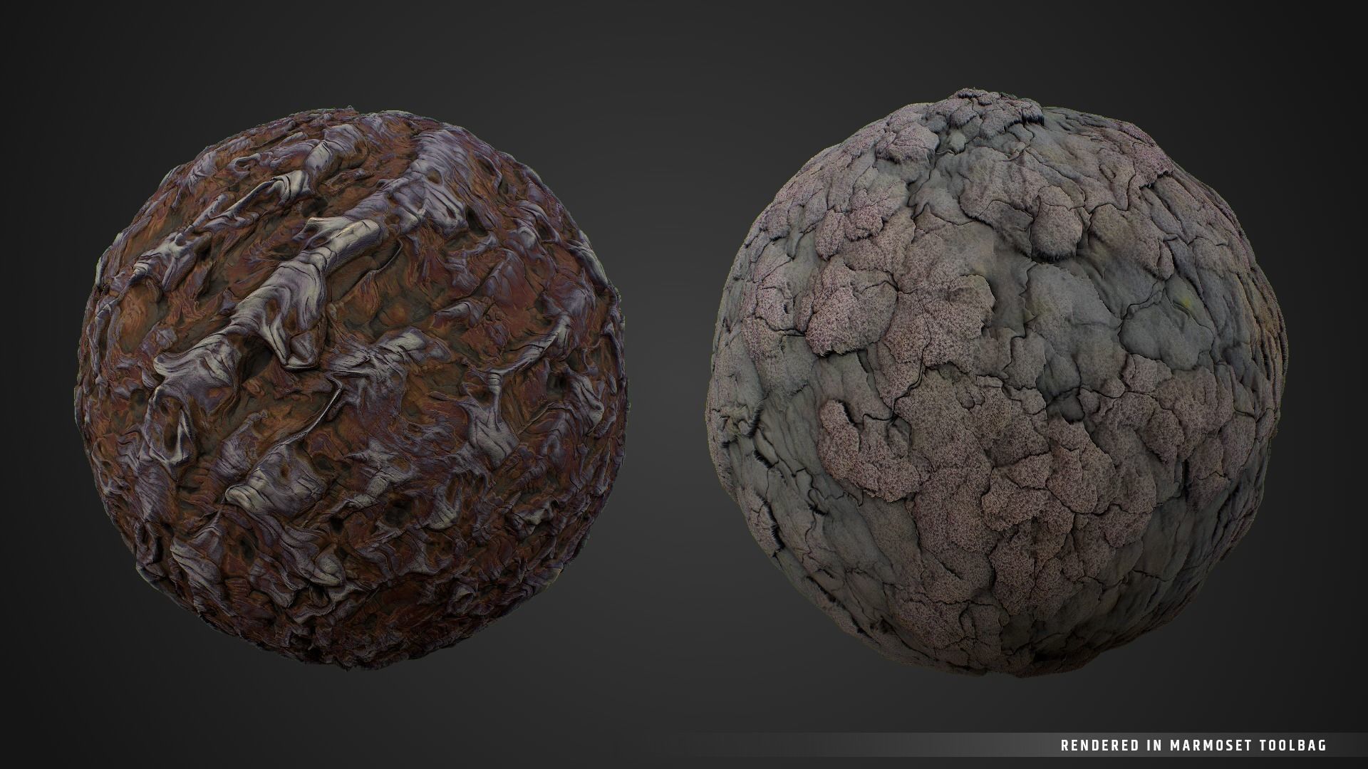 Stylized Fantasy Fire Shore Landscape Material Pack Texture_1