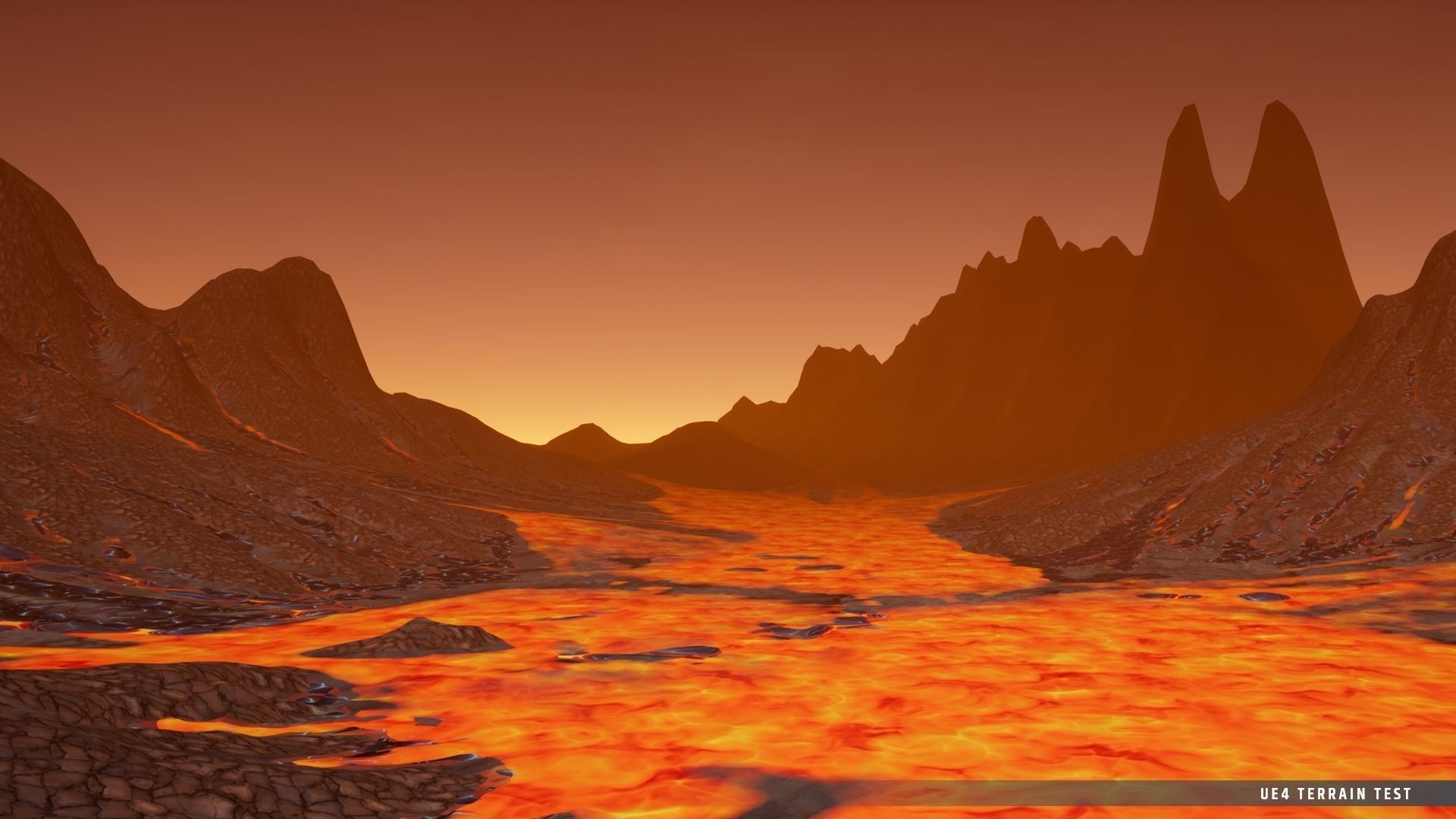 Stylized Fantasy Fire Shore Landscape Material Pack Texture_6