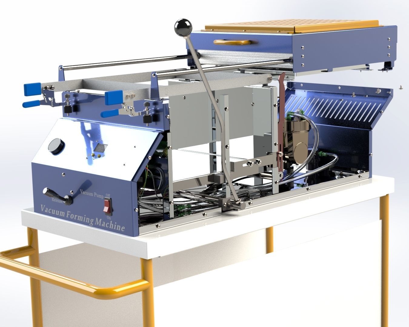 Vacuum Forming Machine 3D model_17