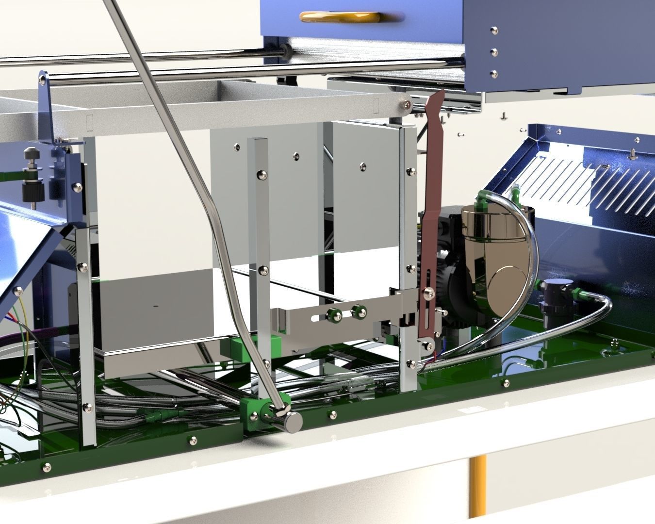 Vacuum Forming Machine 3D model_20