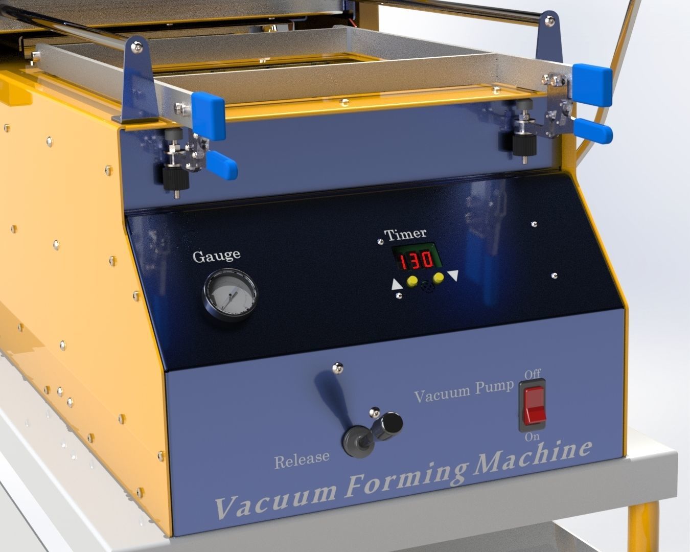 Vacuum Forming Machine 3D model_3