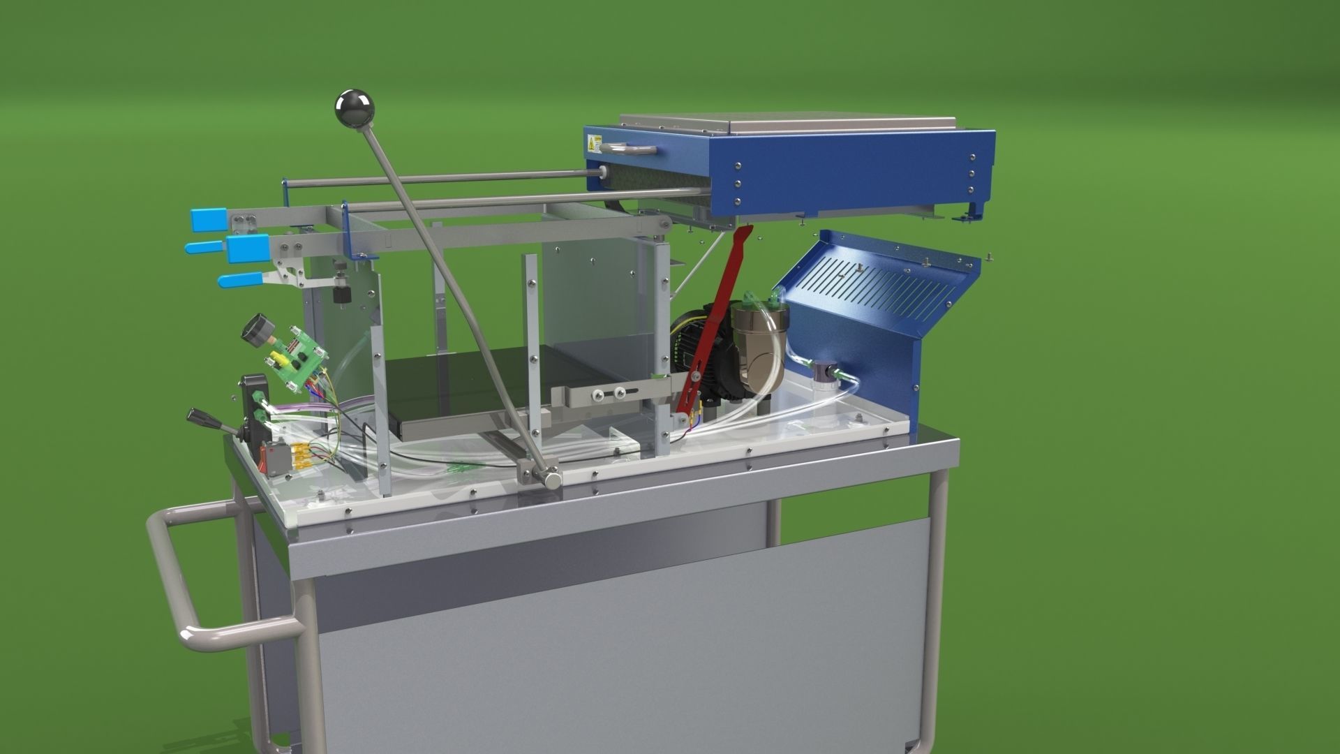 Vacuum Forming Machine 3D model_28