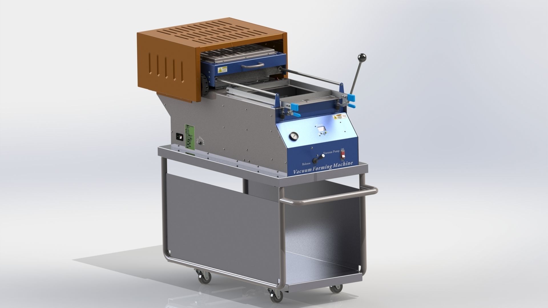 Vacuum Forming Machine 3D model_33
