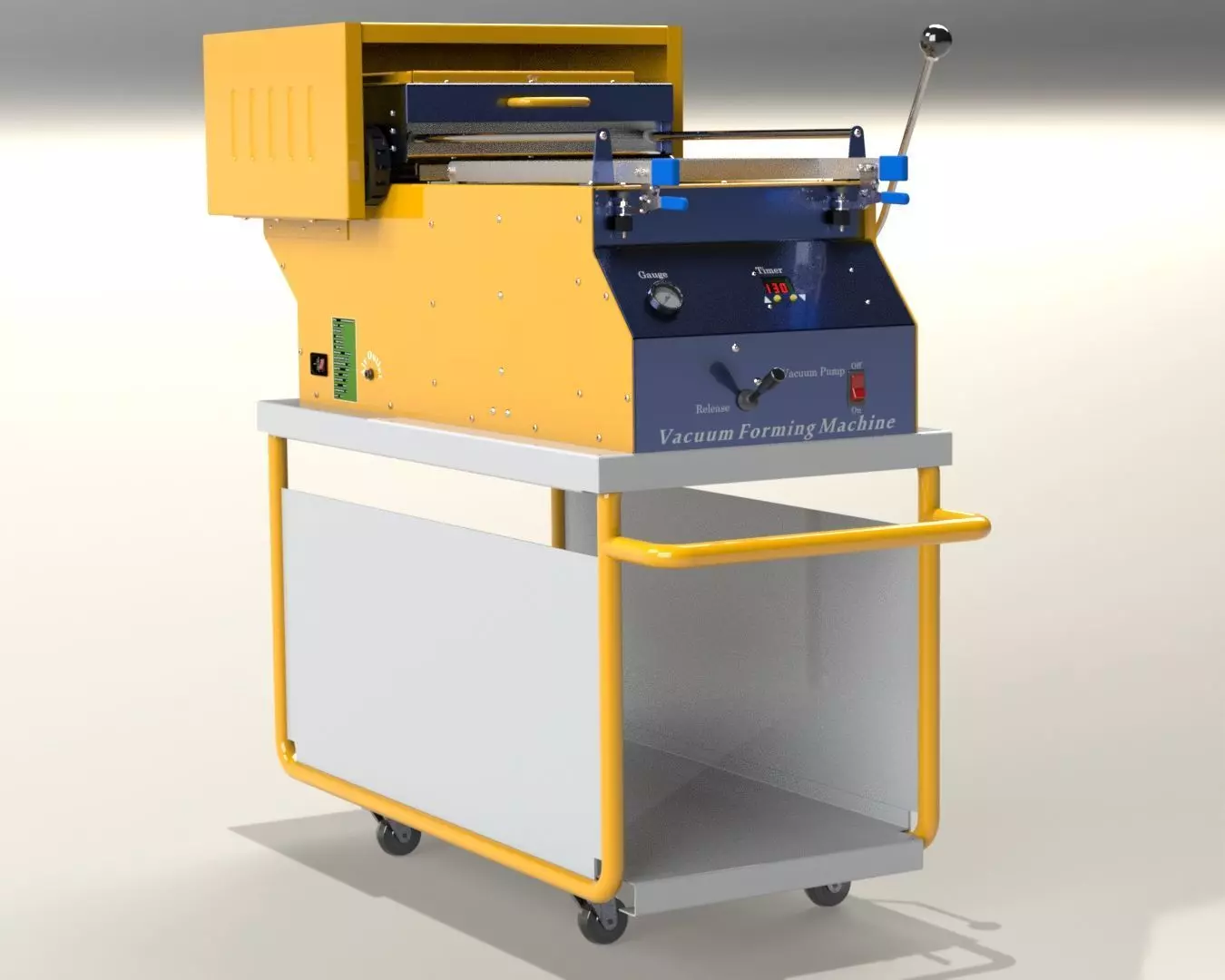 Vacuum Forming Machine 3D model_0