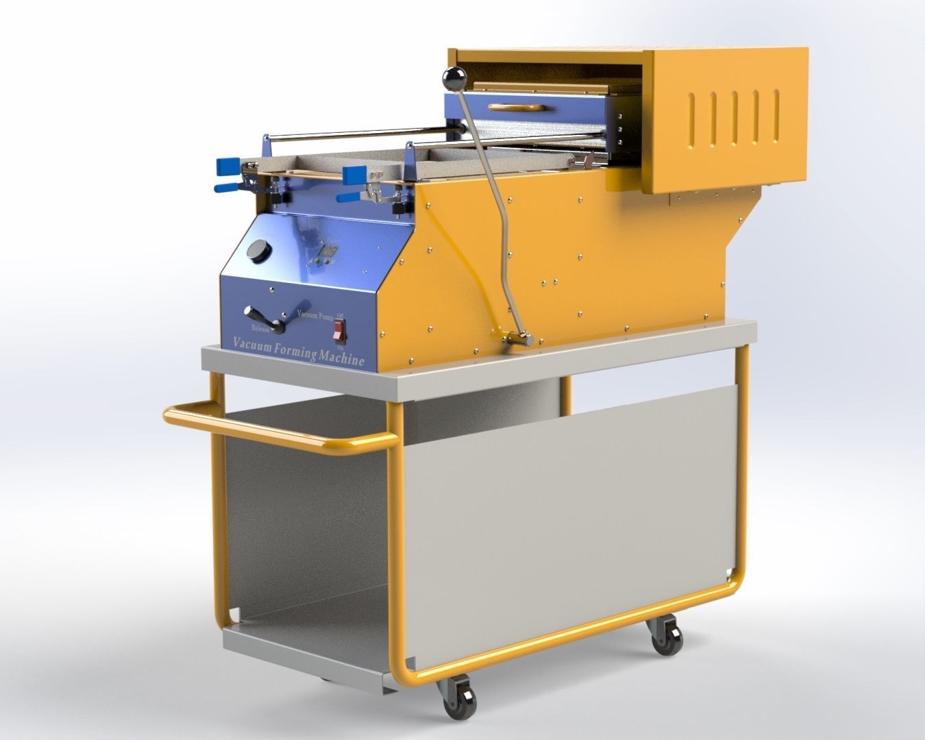 Vacuum Forming Machine 3D model_2