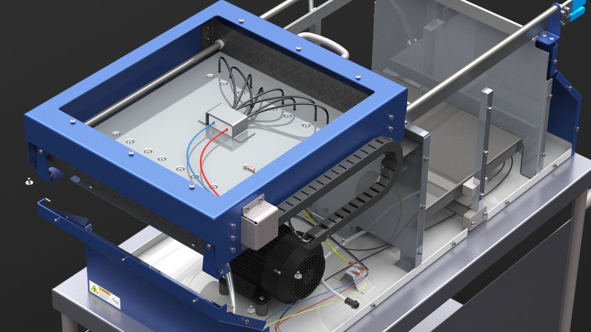 Vacuum Forming Machine 3D model_31
