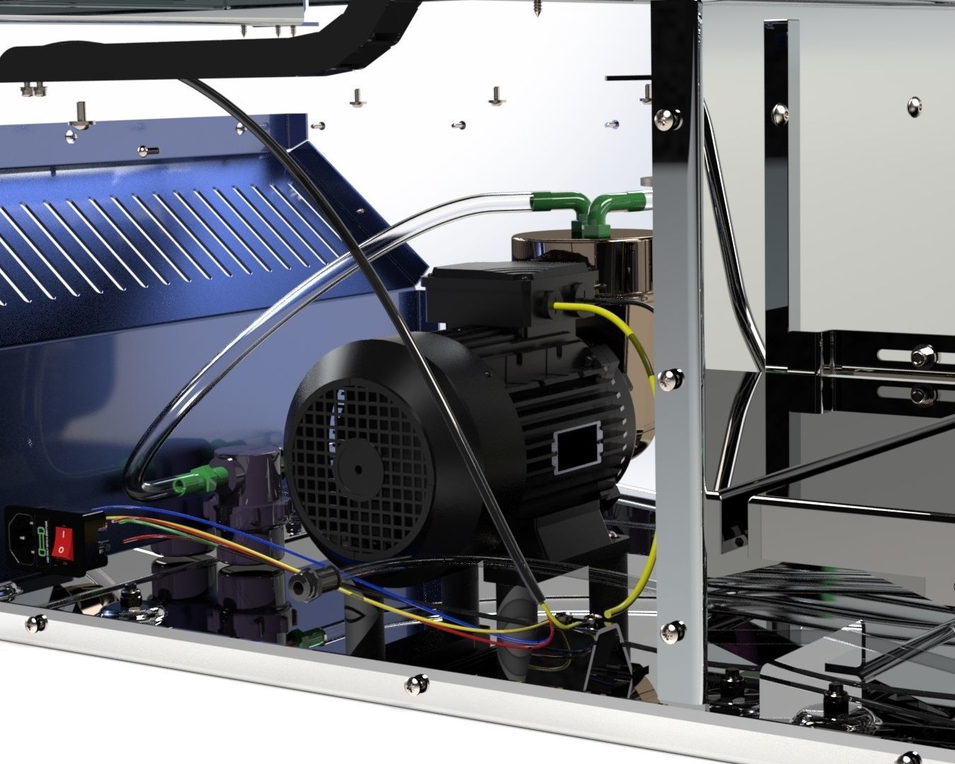 Vacuum Forming Machine 3D model_19