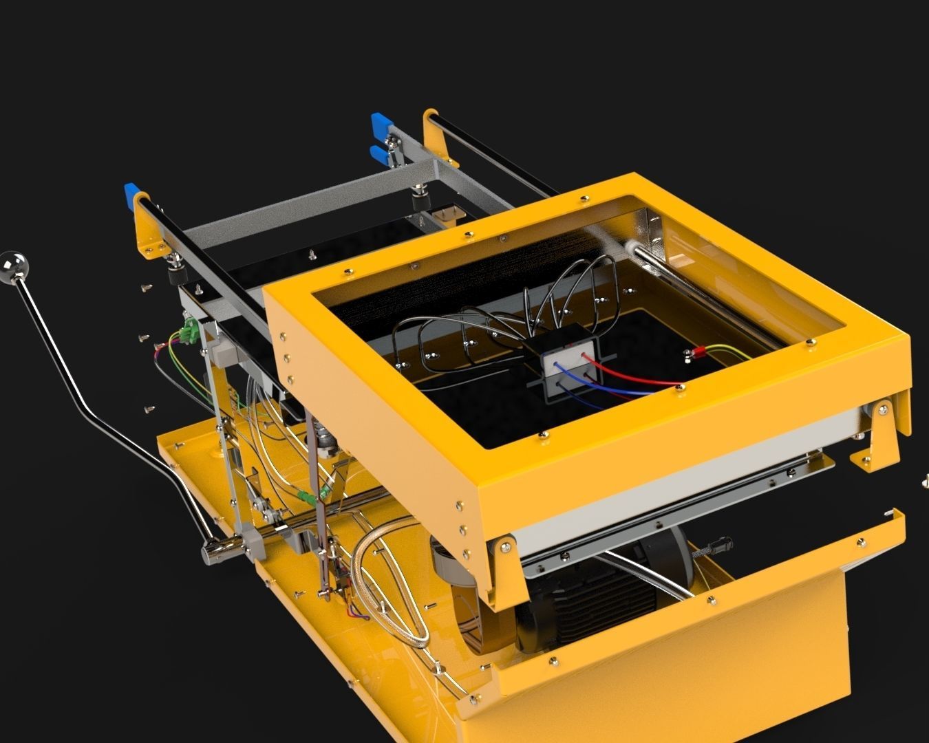Vacuum Forming Machine 3D model_15