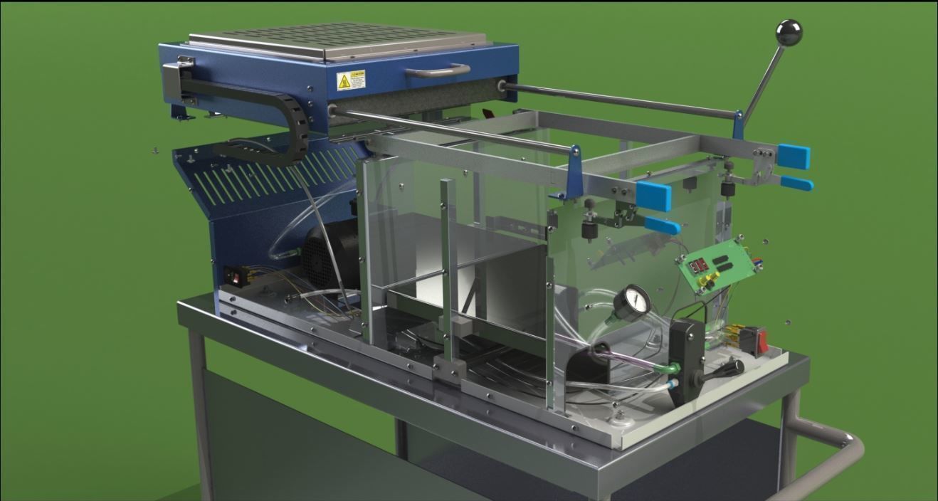 Vacuum Forming Machine 3D model_39
